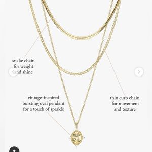 Cupcakes & Cashmere Katherine Gold Necklace